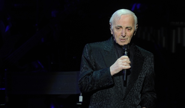 French singer Charles Aznavour performs live at the State Kremlin Palace in Moscow, Russia, December 12, 2011. Photo by Sergei Fadeichev/Itar-Tass/ABACAUSA.COM # 301311_002
