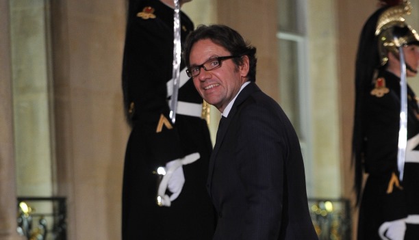French Junior minister for consumer affairs and tourism Frederic Lefebvre arriving at a state dinner in honor of French Ivory Coast's President Alassane Ouattara at the Elysee Palace, in Paris, France on January 26, 2012 during first state visit of Alassane Ouattara in France. Photo by Christophe Guibbaud/ABACAPRESS.COM # 306045_036