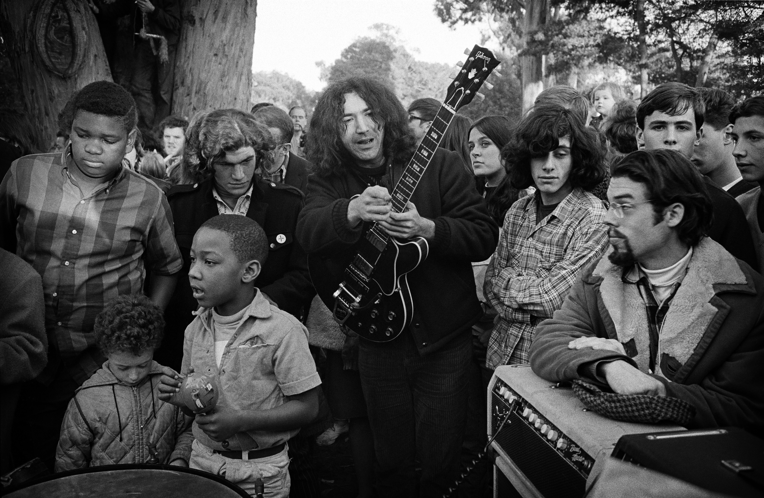 Jerry Garcia dans Golden Gate Park à San Fracisco © Jim Marshall Photography LLC