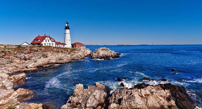 Portland Head Lighthouse in Cape Elizabeth, Maine